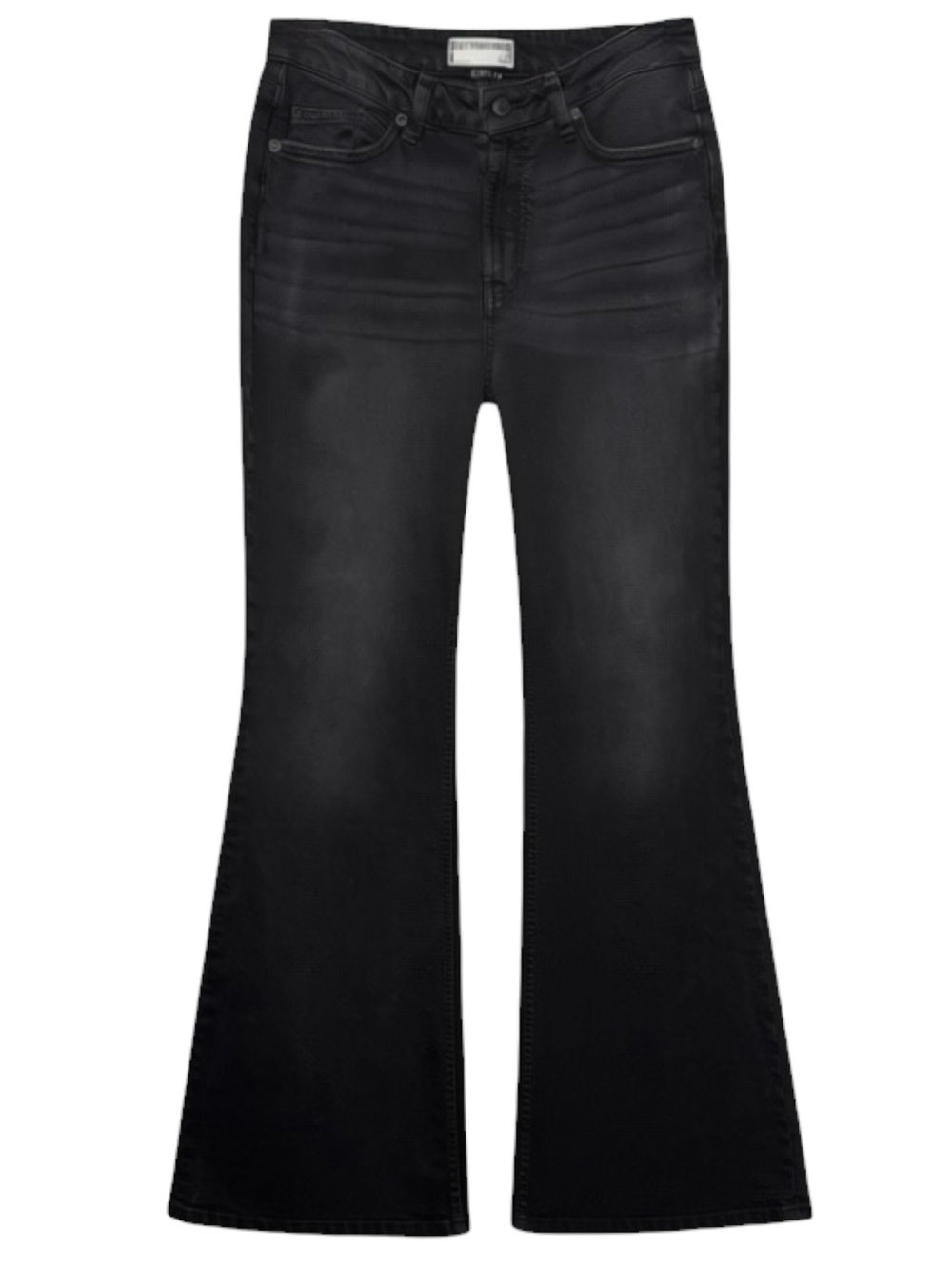 We the Free CRVY Vintage High-Rise Flare Jeans Washed Black Size 28